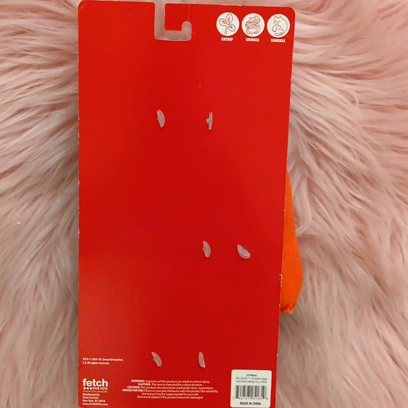 Brand New DR.SEUSS CAT IN THE HAT GREEN EGGS & HAM CATNIP CAT TOY-3CT - Picture 2 of 6